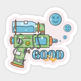 Good day bubble guns Sticker